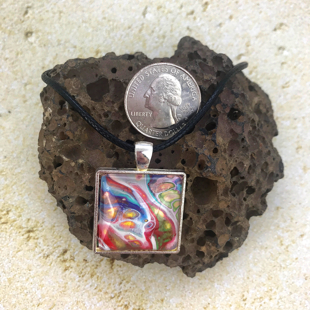 "Happy Quad" Wearable Art Necklace