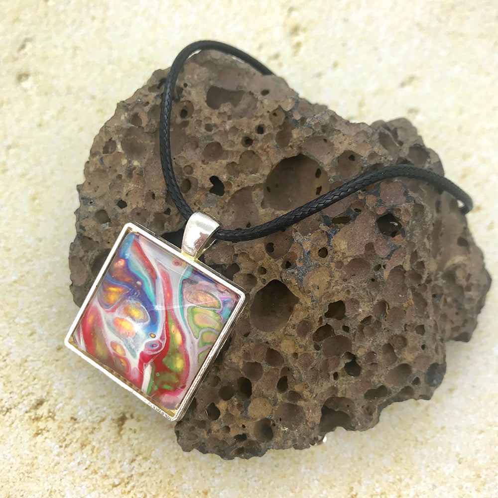 "Happy Quad" Wearable Art Necklace