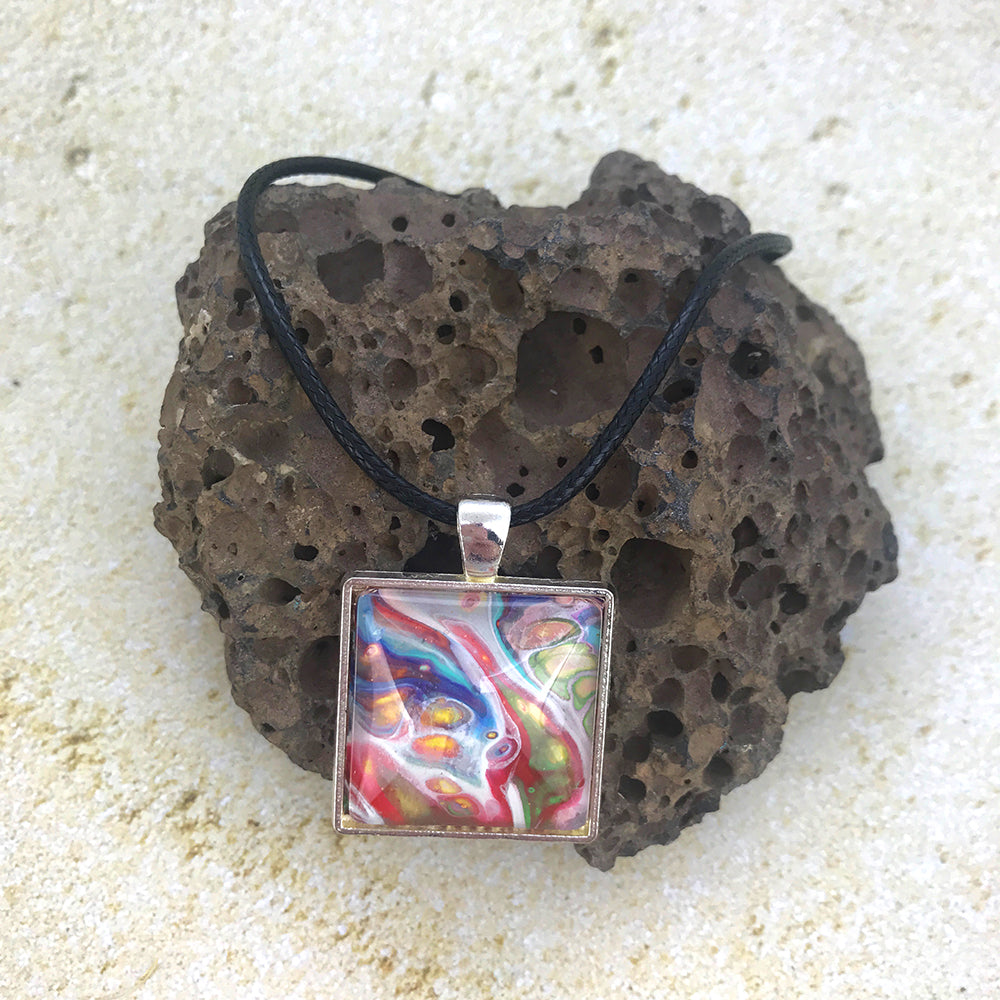 "Happy Quad" Wearable Art Necklace
