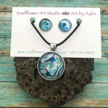 Load image into Gallery viewer, Ocean Vibes Necklace &amp; Earrings Set
