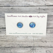 Load image into Gallery viewer, &quot;Dreamy&quot; Abstract Stud Earrings
