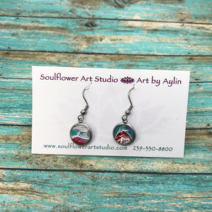 "Freedom" Wearable Art Earrings