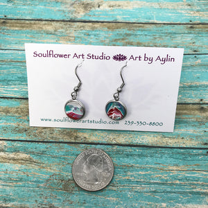 "Freedom" Wearable Art Earrings