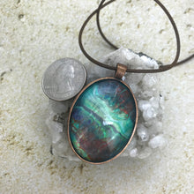 Load image into Gallery viewer, Green Goddess Round Necklace
