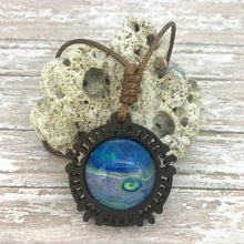 Load image into Gallery viewer, Drops of Jupiter Boho Abstract Art Wood Necklace
