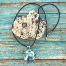 Load image into Gallery viewer, Magic Mountain Green Purple Necklace
