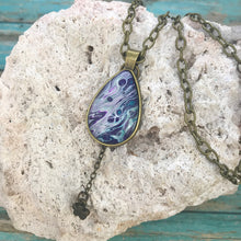 Load image into Gallery viewer, &quot;Purple Rain&quot; Wearable Art Necklace
