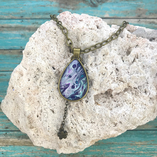 "Purple Rain" Wearable Art Necklace