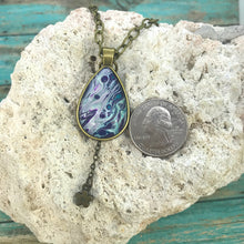Load image into Gallery viewer, &quot;Purple Rain&quot; Wearable Art Necklace
