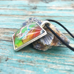 "Think Outside the Box" Wearable Art Necklace