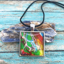 Load image into Gallery viewer, &quot;Think Outside the Box&quot; Wearable Art Necklace
