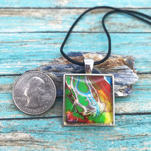 "Think Outside the Box" Wearable Art Necklace