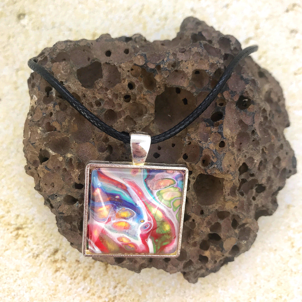 "Happy Quad" Wearable Art Necklace
