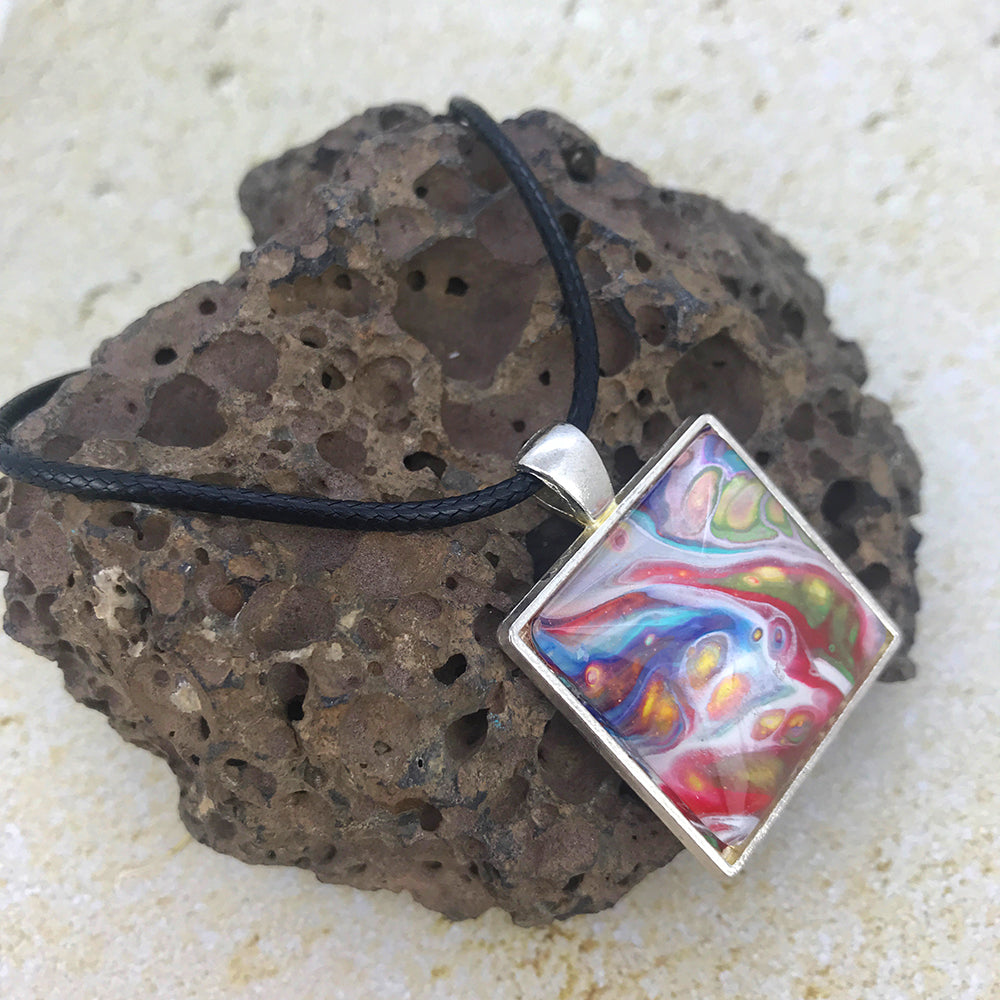 "Happy Quad" Wearable Art Necklace