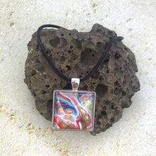 Load image into Gallery viewer, &quot;Happy Quad&quot; Wearable Art Necklace
