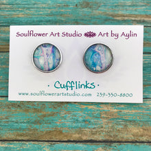 Load image into Gallery viewer, Artsy Abstract Cufflinks #103

