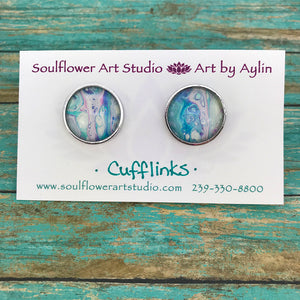 Artsy Abstract Cufflinks #103