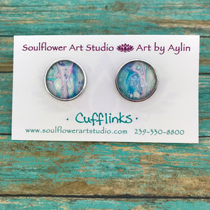 Artsy Abstract Cufflinks #103