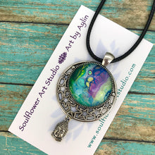 Load image into Gallery viewer, Little Buddha Wearable Art Necklace
