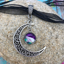 Load image into Gallery viewer, Crescent Moon Boho Necklace

