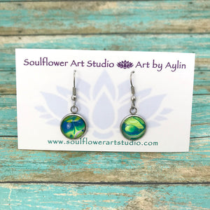 "Moon Drops" Wearable Art Earrings