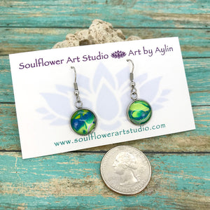 "Moon Drops" Wearable Art Earrings