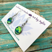 Load image into Gallery viewer, &quot;Moon Drops&quot; Wearable Art Earrings
